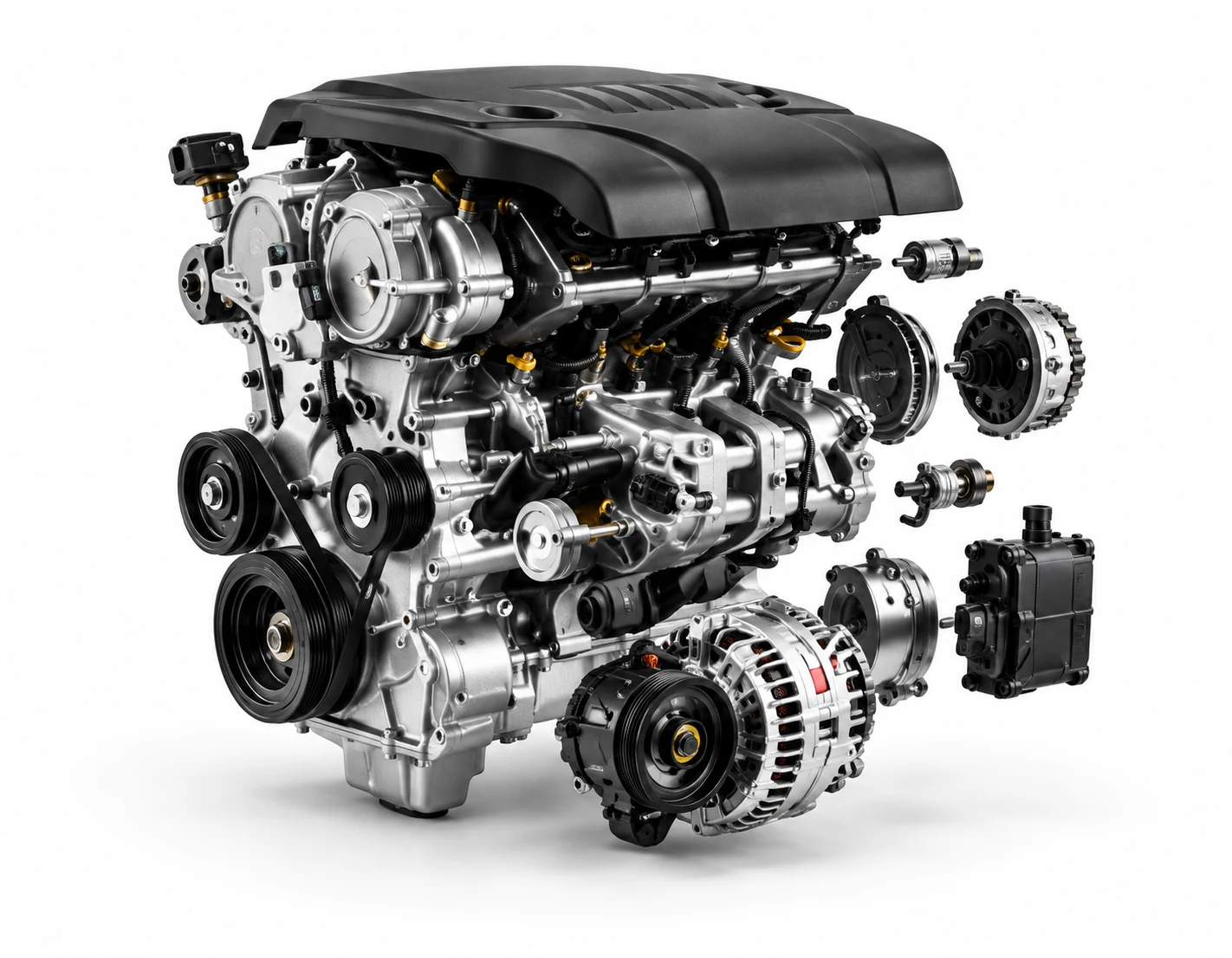 Illustration d’un moteur automobile